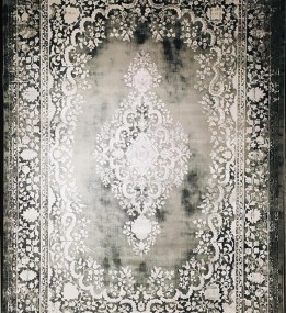 Акриловий килим IKON IK01A , DARK GREY
